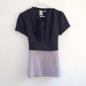 NWT Girls from Savoy Into the Night blouse